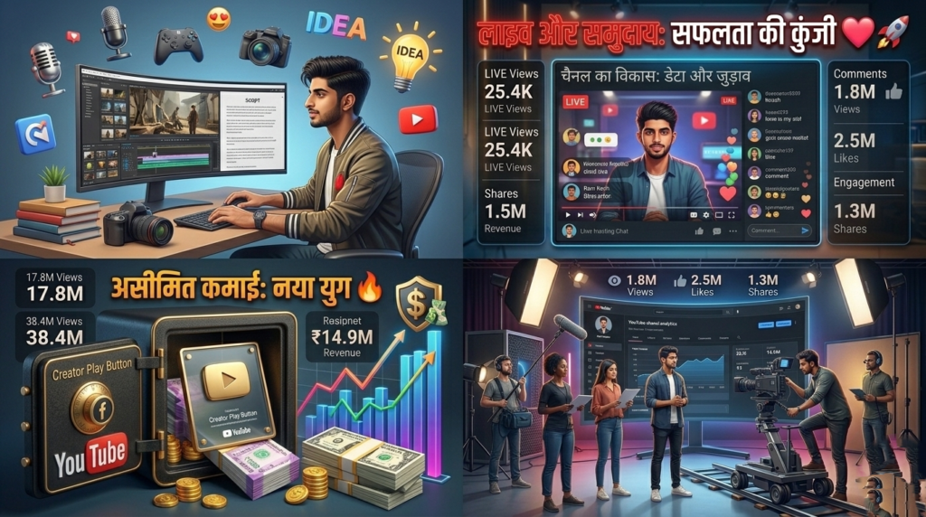 यूट्यूब चैनल कैसे बनाएं